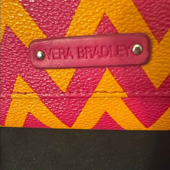 Vera Bradley Zigzag Pink and Orange Wallet - Picture 5 of 5